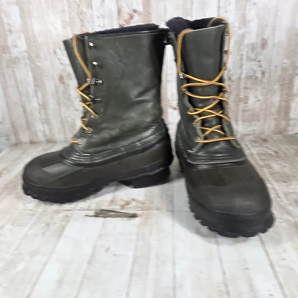 La Crosse Outdoorsman Mens Insulated Winter Hunting Boots Size 6 Steel Shank‎